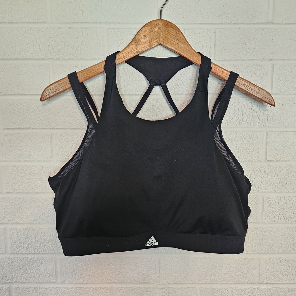 Adidas Halter 3.0 Women's Black Sports Bra XL